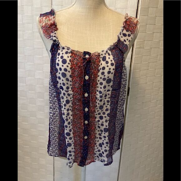 Red Camel Off the shoulder boho top Medium - Picture 2 of 6